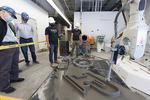 Purdue researchers test 3D concrete printing system as part of NSF-funded project