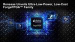Renesas Enters FPGA Market with the First Ultra-Low-Power, Low-Cost Family Addressing Low-Density, High-Volume Applications