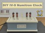 DIY simplest IV9 Numitron clock with Arduino