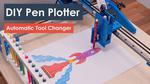 DIY Pen Plotter with Automatic Tool Changer | CNC Drawing Machine