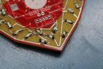 PCB Heart Necklace