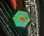 Hex Infinity Mirror Pendant