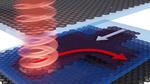 Light derails electrons through graphene