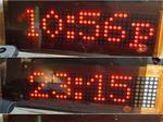 Talking alarm clock with 8x8x4 matrix display
