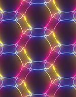 Electrons in a crystal exhibit linked and knotted quantum twists