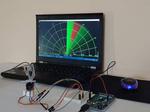 Arduino Radar with Led diode and encoding data onto an image