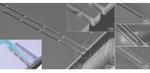 Ultrabroadband edge coupler for highly efficient second harmonic generation