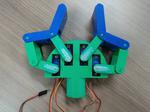 Mechanical gripper prosthesis with myoelectric sensor contol