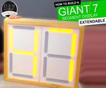 Build a Super-sized Expandable Seven Segment Display