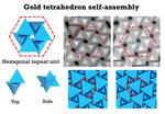 Tetrahedrons assemble! Three-sided pyramids form 2D structures