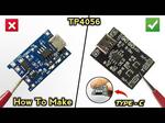 DIY TP4056 Charging Module
