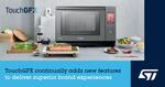 STMicroelectronics releases TouchGFX 4.20 for advanced graphics on STM32 microcontrollers