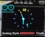 Analog Style Arduino OLED Clock