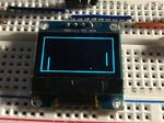 Oled 0.96 inch display Pong Game for arduino uno r3!
