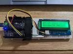 Simple clock with RGB indicator set using GPS