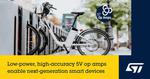STMicroelectronics expands 5V op-amp family, to optimize power and signal-conditioning performance