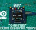 DIY Arduno “Ohmeter” + 0.96” OLED Display +Indication LEDs + Custom PCB