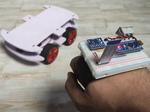 Hand Gesture Control Robot Via bluetooth