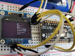 Thermal camera with 0.96 oled monochrome display