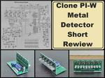 Clone PI-W Atmega8 (Arduino) Metal Detector short Review
