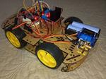 RC Car with laser turret!