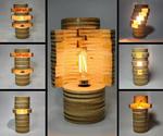 Sculptural - Customizable - Plywood Lamp
