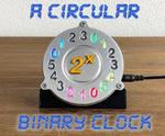 A Circular Binary Clock