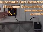 Automatic FART EXTRACTOR / Bathroom Dehumidifier Fan