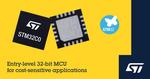 STMicroelectronics brings 32-bit kick to cost-sensitive 8-bit applications with STM32C0 series microcontrollers