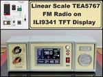 Linear Scale ТЕА5767 FM Radio on ili9341 TFT Display
