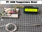 PT-1000 Based Temperature Meter -Arduino