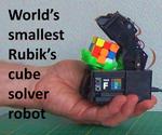 DIY the World’s Smallest Rubik’s Cube Solver Robot