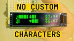 Smooth 16x2 gauges without custom characters