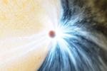 In a first, astronomers spot a star swallowing a planet