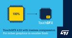 STMicroelectronics adds lossless image compression and information sharing in TouchGFX UI design software for STM32 microcontrollers