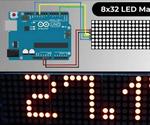 Arduino-controlled 832 MAX7219 Dot Matrix LED Display