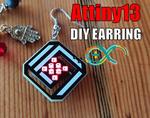 ATtiny13 DIY Electronics Earrings