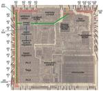 Reverse-engineering the 8086 processor’s address and data pin circuits