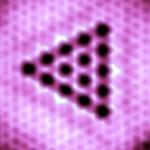 Atomically-precise quantum antidots via vacancy self-assembly