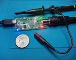 Flea-Scope USB Oscilloscope (18 Msps, $13 BoM, WebUSB)
