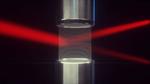 Lasers deflected using air
