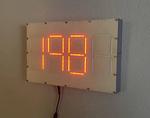 SubscriberBoard - a Home Assistant-connected Oversized 7-segment Display