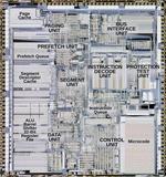 Examining the silicon dies of the Intel 386 processor