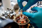 Generating cold with solids