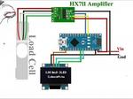 Arduino interfacing hx711 load cell with oled display