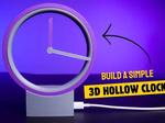 Make a simple 3D Hollow clock (Arduino Nano and 5V Stepper)