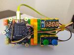 A Calliope mini 3 clock with timer