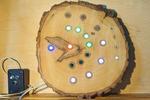 Half Dial Wall Clock