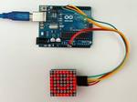 MAX7219 8x8 LED Matrix Module Arduino Interfacing