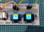 SSD1306 Cat Eyes GIF